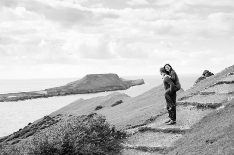 Wales Rhossili Bay Engagement Photographer-59