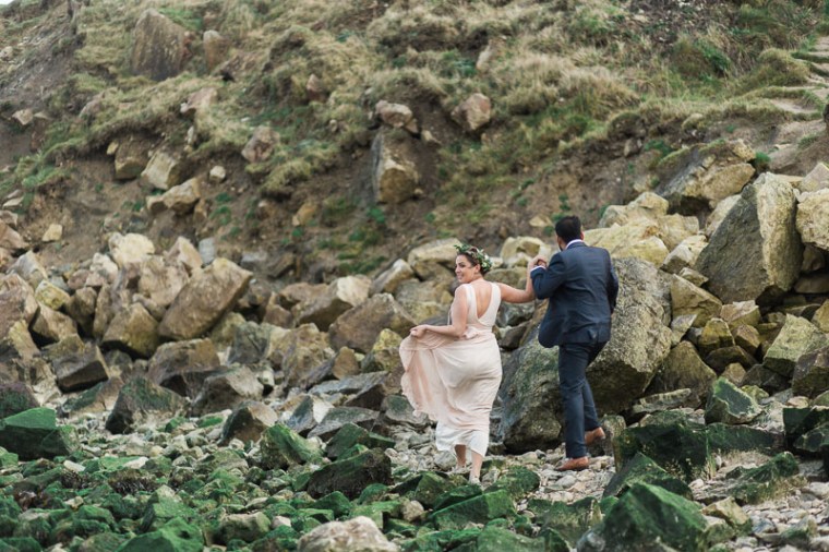 Annie Crossman Photography Lulworth Cove Durdle Door Dorset Engagement Shoot-051