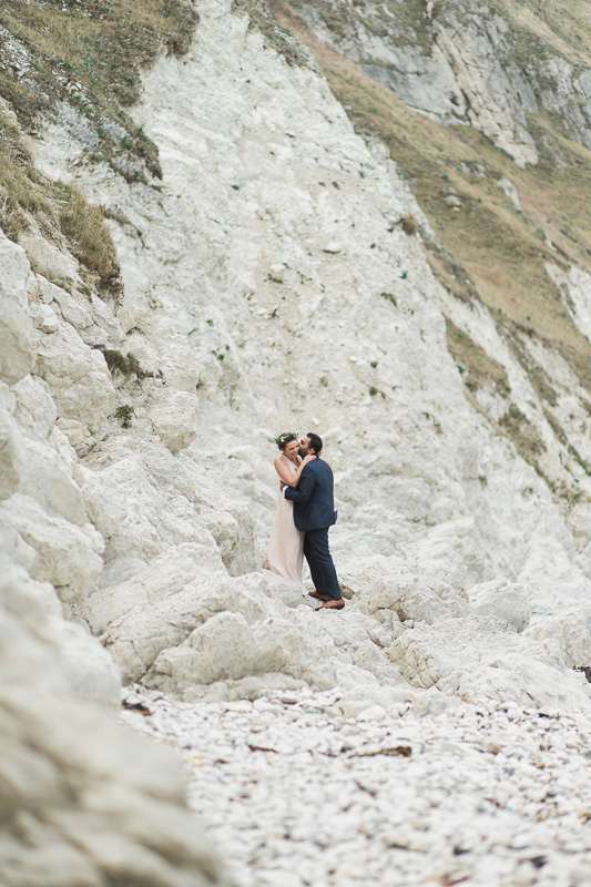 Annie Crossman Photography Lulworth Cove Durdle Door Dorset Engagement Shoot-063