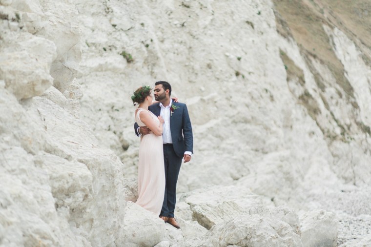 Annie Crossman Photography Lulworth Cove Durdle Door Dorset Engagement Shoot-064