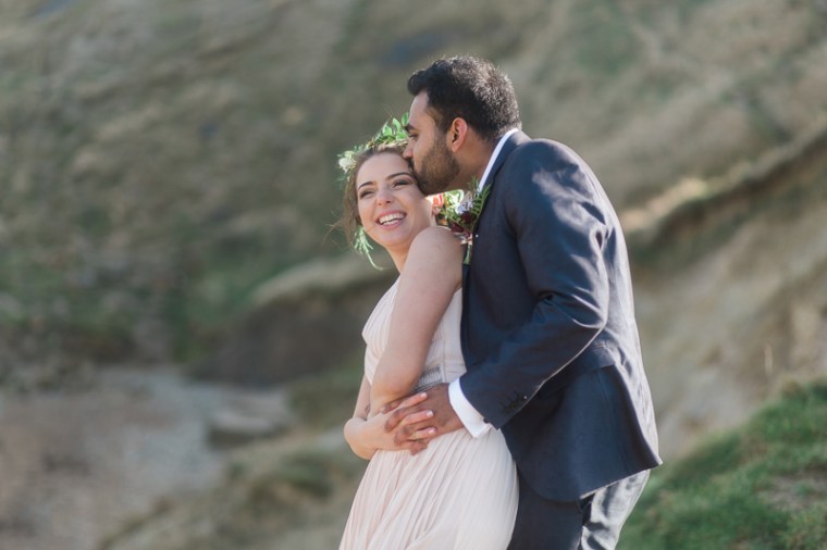 Annie Crossman Photography Lulworth Cove Durdle Door Dorset Engagement Shoot-068