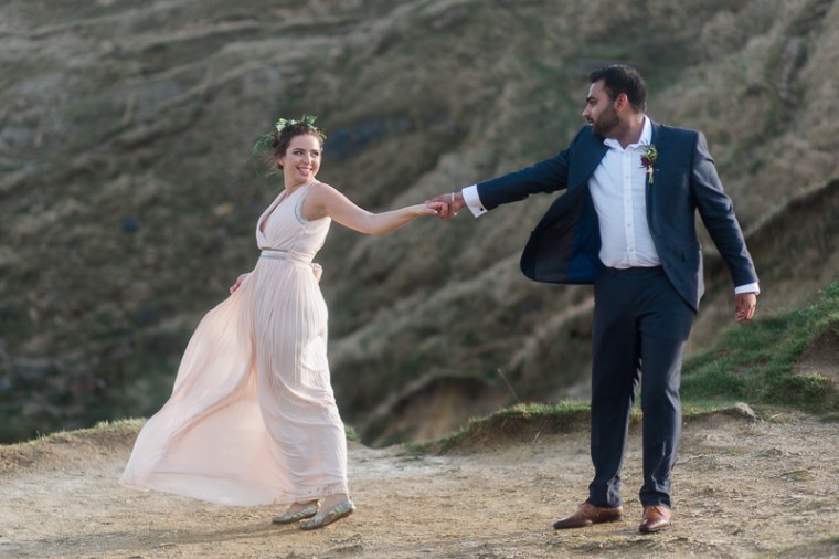 Annie Crossman Photography Lulworth Cove Durdle Door Dorset Engagement Shoot-072