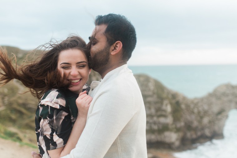 Annie Crossman Photography Lulworth Cove Durdle Door Dorset Engagement Shoot-105