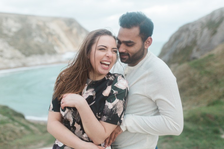 Annie Crossman Photography Lulworth Cove Durdle Door Dorset Engagement Shoot-114